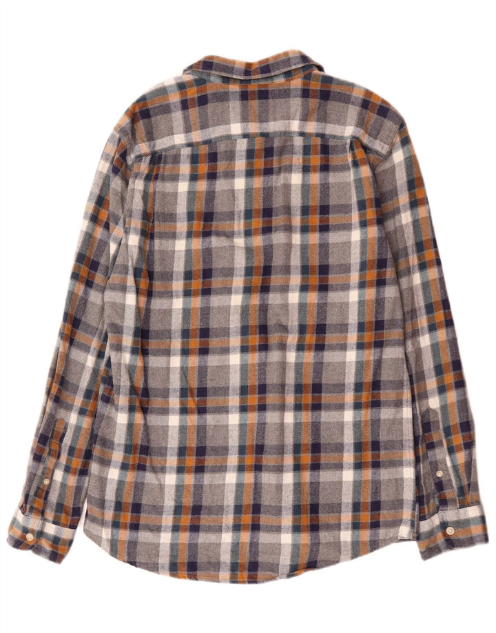 Jack Wills Herren-Flanellhemd, mittelgroß, mehrfarbig, kariert, Baumwolle