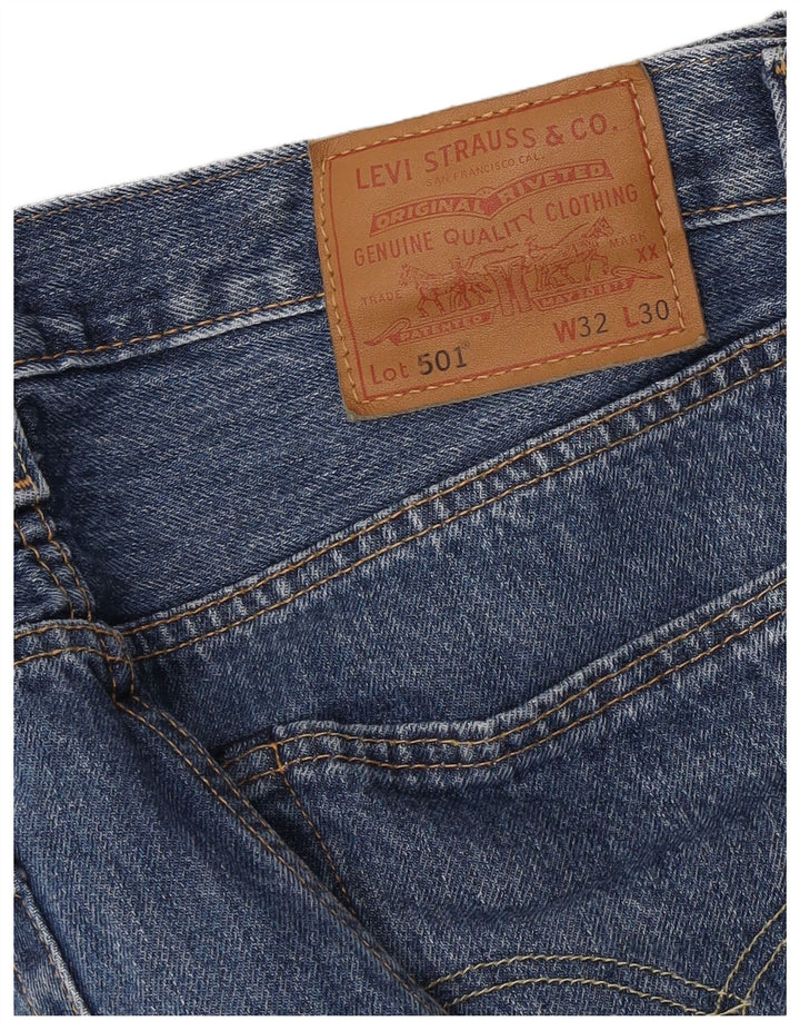 Levi's Herren 501 Straight Jeans W32 L30 Blau