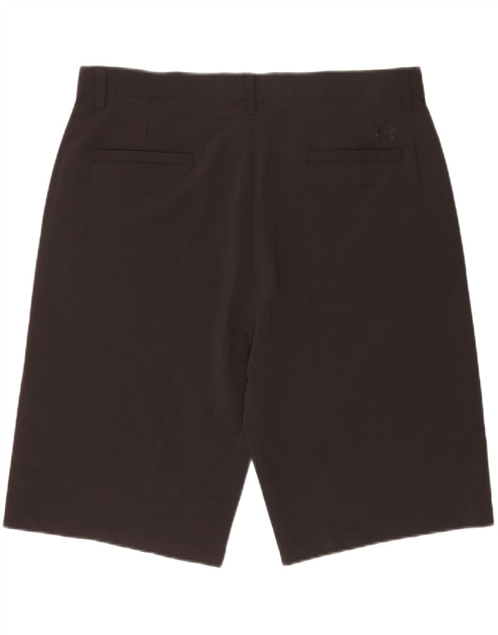 Under Armour Herren Loose Fit Casual Shorts W38 XL Schwarz Polyester