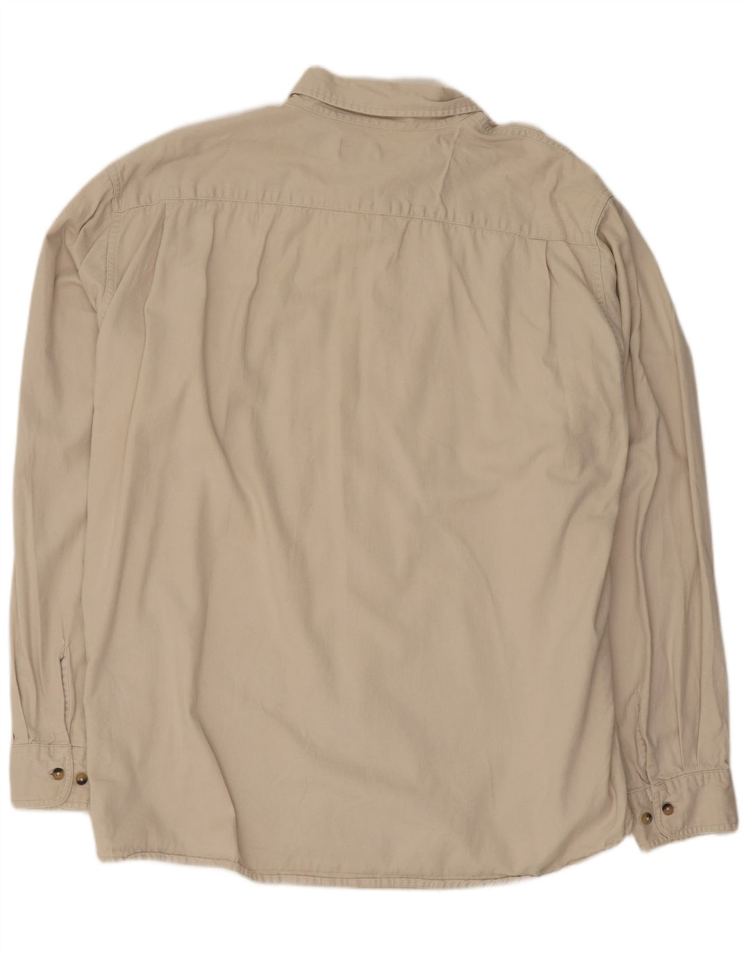 Wrangler Herrenhemd 2XL Beige Baumwolle