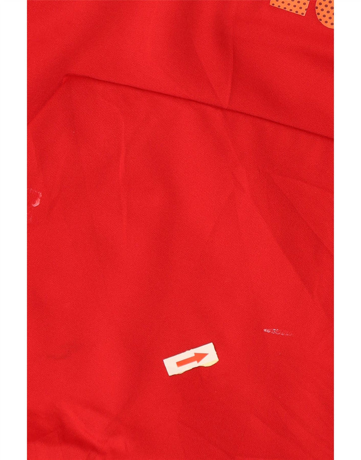 Nike Herren Dri Fit Graphic Hoodie Pullover Kleines rotes Polyester