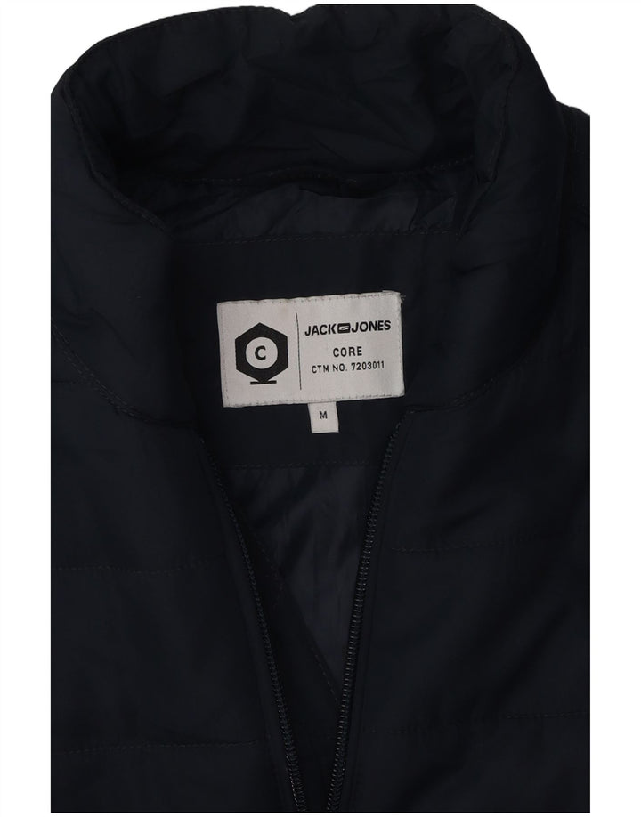Jack & Jones Herren Wattierte Weste UK 38 Mittel Marineblau