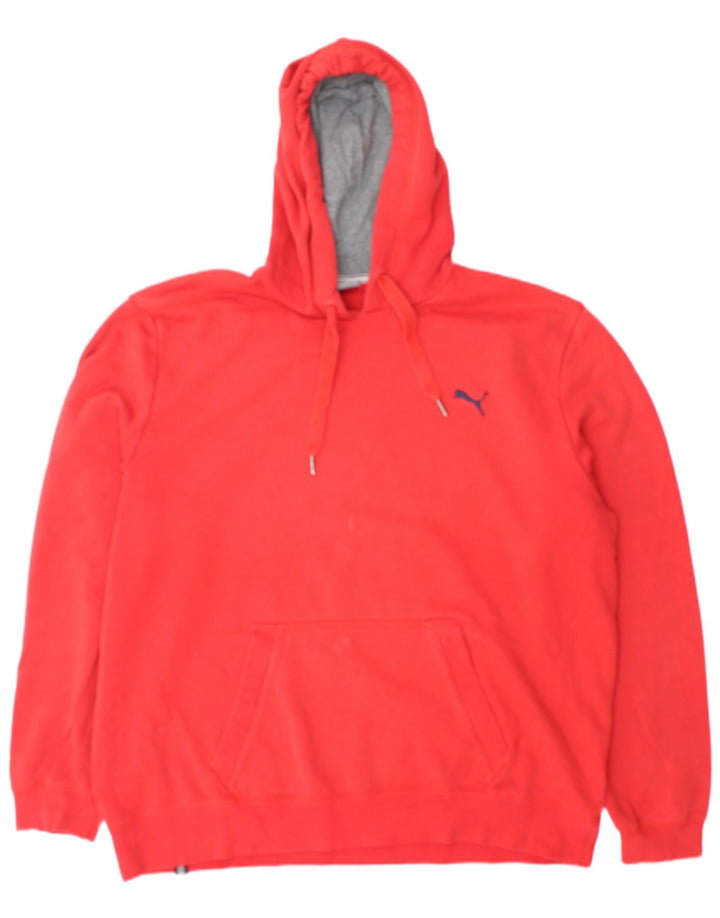 Puma Herren Kapuzenpullover XL, rote Baumwolle