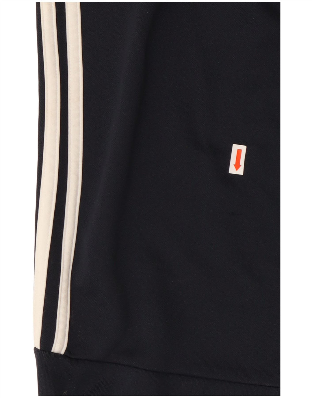 Adidas Herren-Trainingshose, mittelgroß, marineblau, gestreift, Polyester