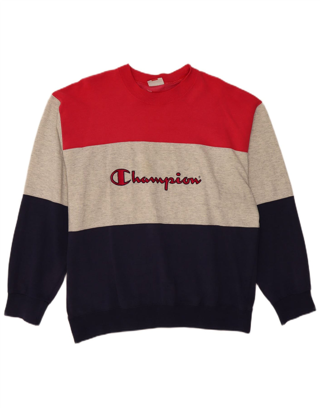 Champion Herren-Sweatshirt mit Grafik, groß, mehrfarbig, Farbblock