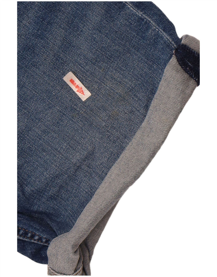 Marks & Spencer Damen Boyfriend-Jeansshorts UK 12 Medium W32 Blau