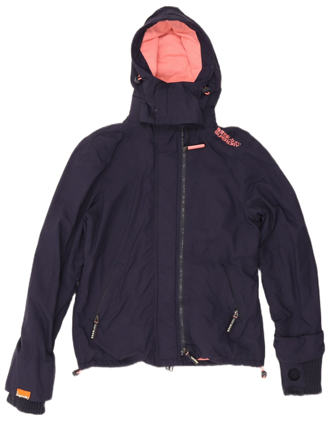 Superdry Damen The Windcheater Windjacke UK 14 Medium Marineblau