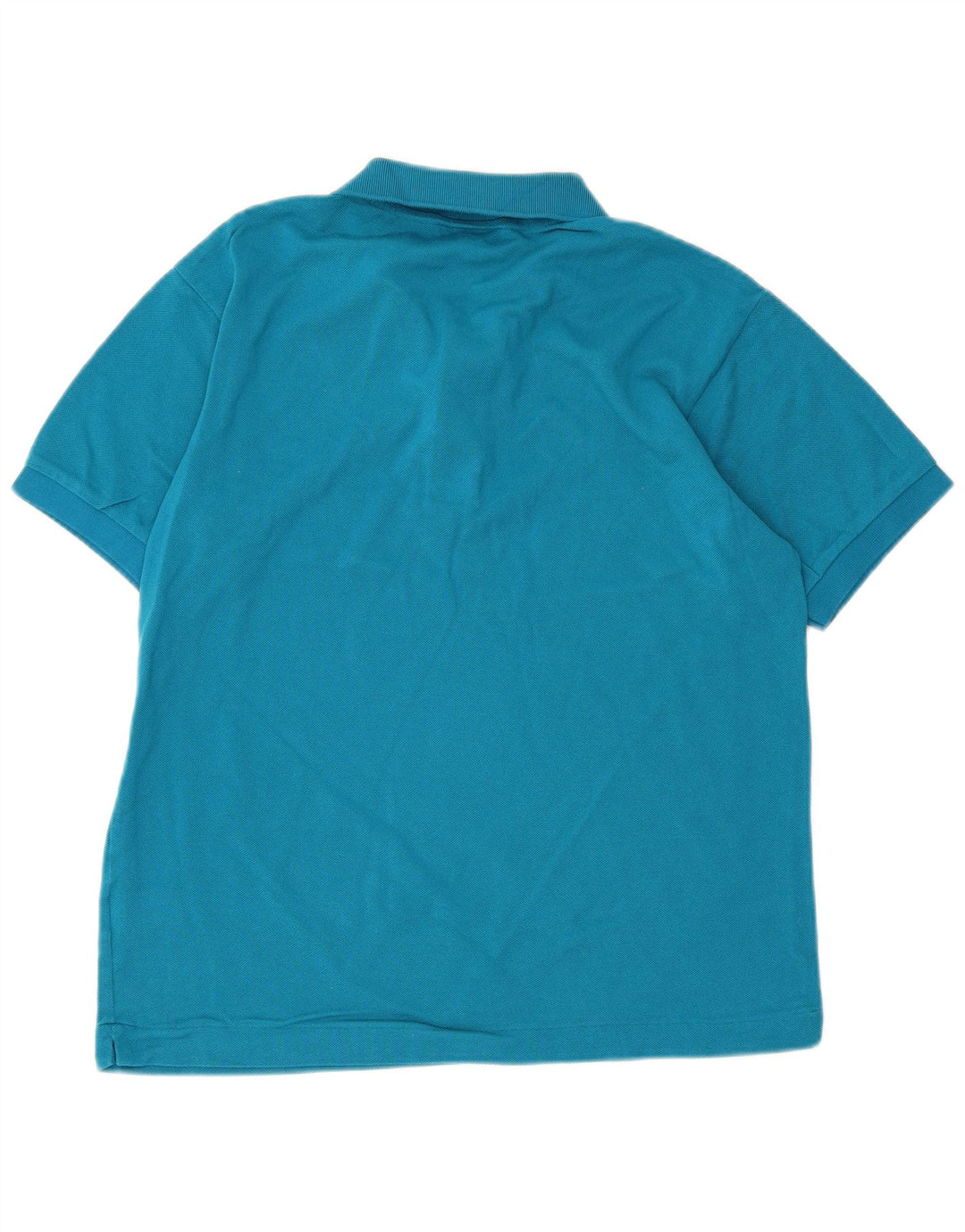 Lacoste Herren-Poloshirt mit klassischer Passform, Größe 4, mittelblaue Baumwolle