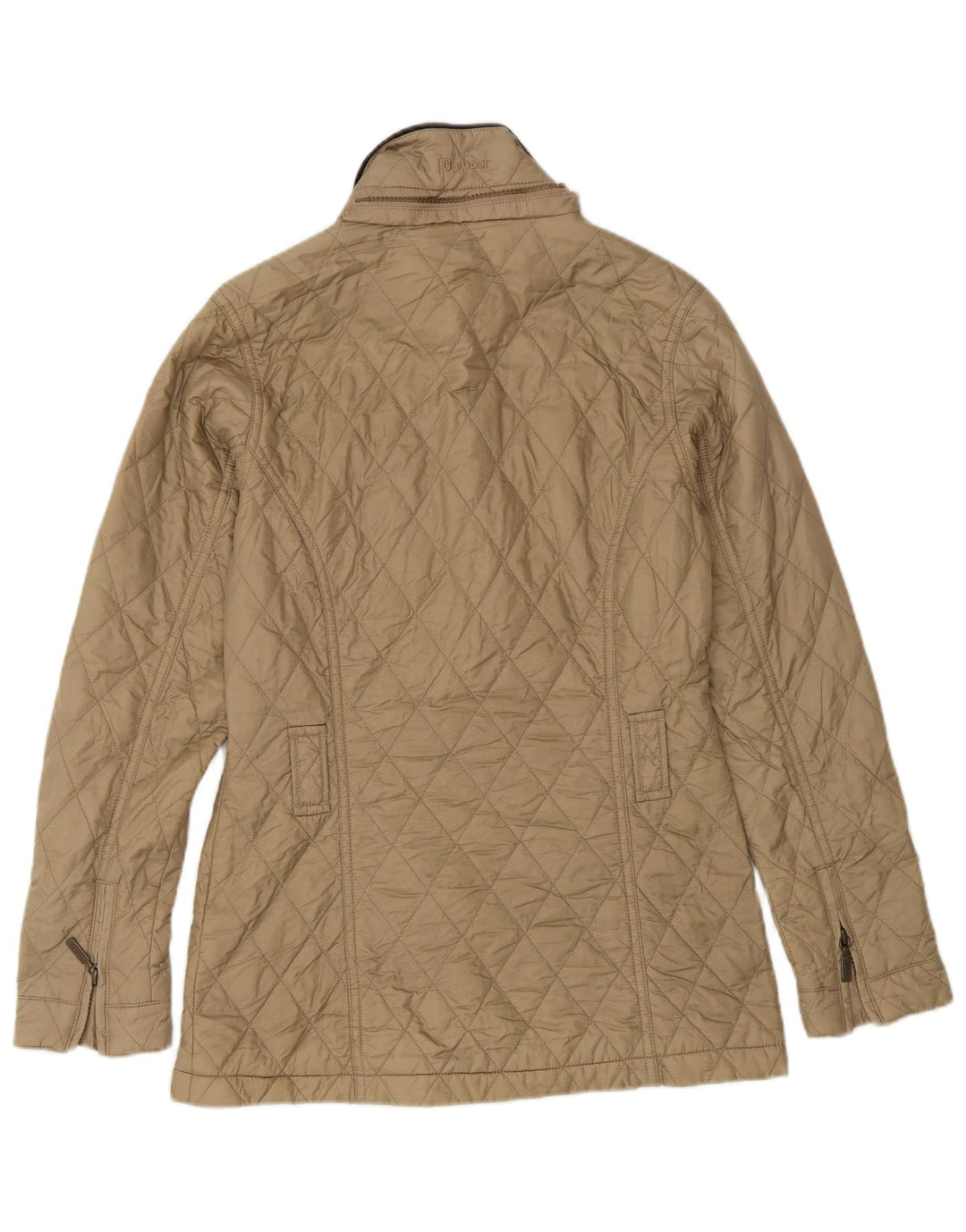 Barbour Damen Steppjacke UK 8 Small Beige Polyamid