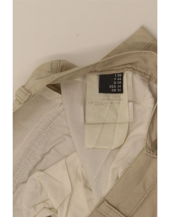 BELFE & BELFE Herren Cargo-Shorts W34 Große beige Baumwolle