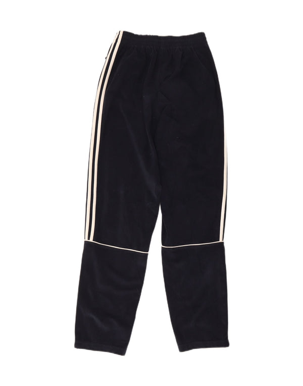 Adidas Jungen-Trainingshose aus Samt, 15–16 Jahre, marineblaues Polyester