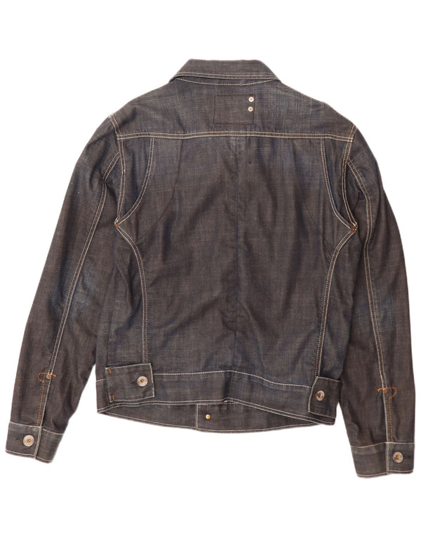 G-Star Herren Jeansjacke UK 40 Große Marineblaue Baumwolle