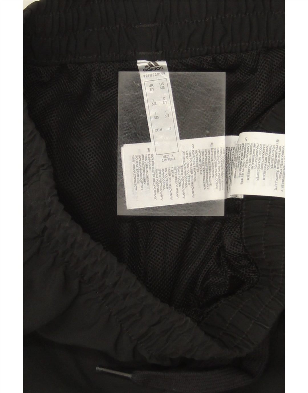 ADIDAS Mens Tracksuit Trousers Joggers Small Black Polyester Vintage Adidas and Second-Hand Adidas from Messina Hembry 