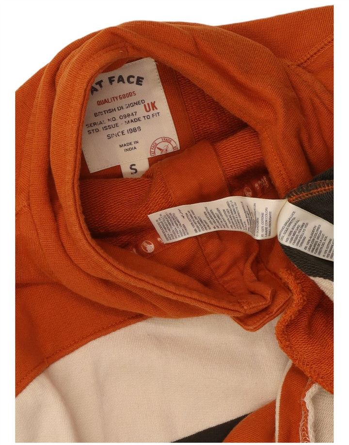 Fat Face Herren-Sweatshirt mit Knopfkragen, klein, mehrfarbig, gestreift