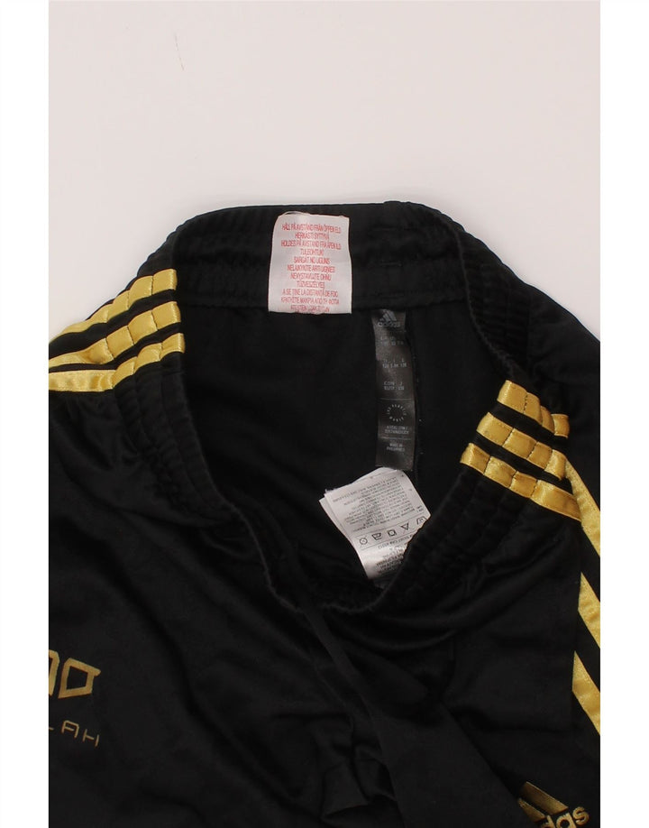 Adidas Jungen Salah Sportshorts 7–8 Jahre, schwarzes Polyester