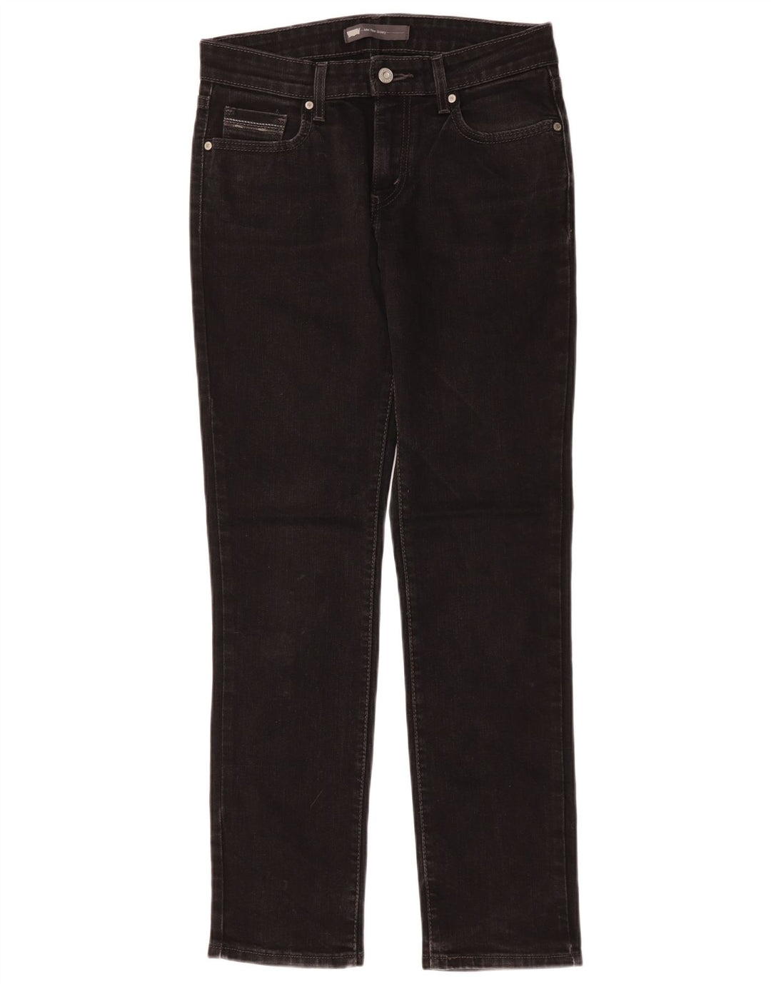 Levi's Damen Mid Rise Skinny Jeans W30 L30 Schwarz