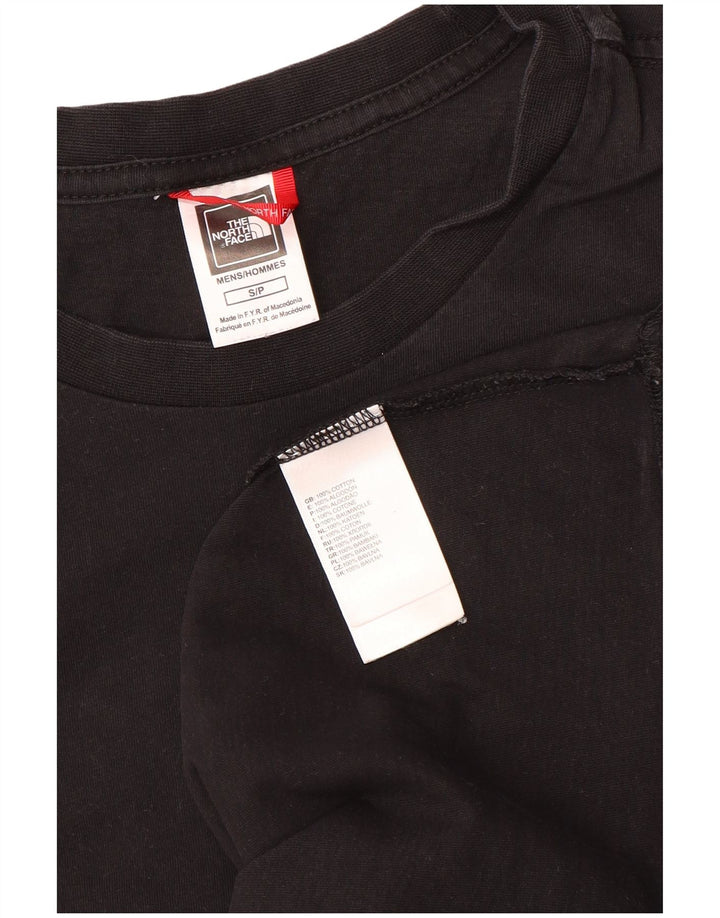 THE NORTH FACE Herren Graphic Top Langarm Small Schwarz Baumwolle