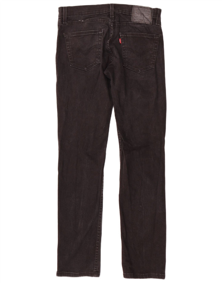 Levi's Herren 511 Slim Jeans W29 L32 schwarze Baumwolle