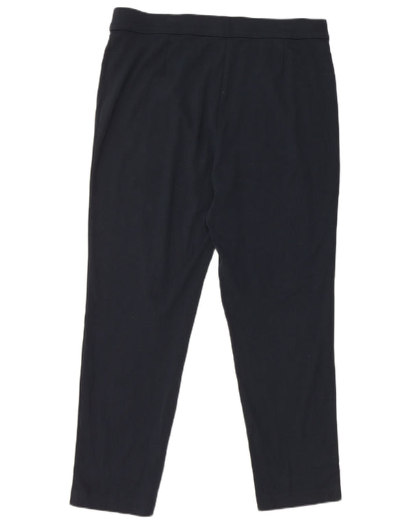 Marks & Spencer Damen Tapered Freizeithose UK 18 XL W36 L28 Marineblau