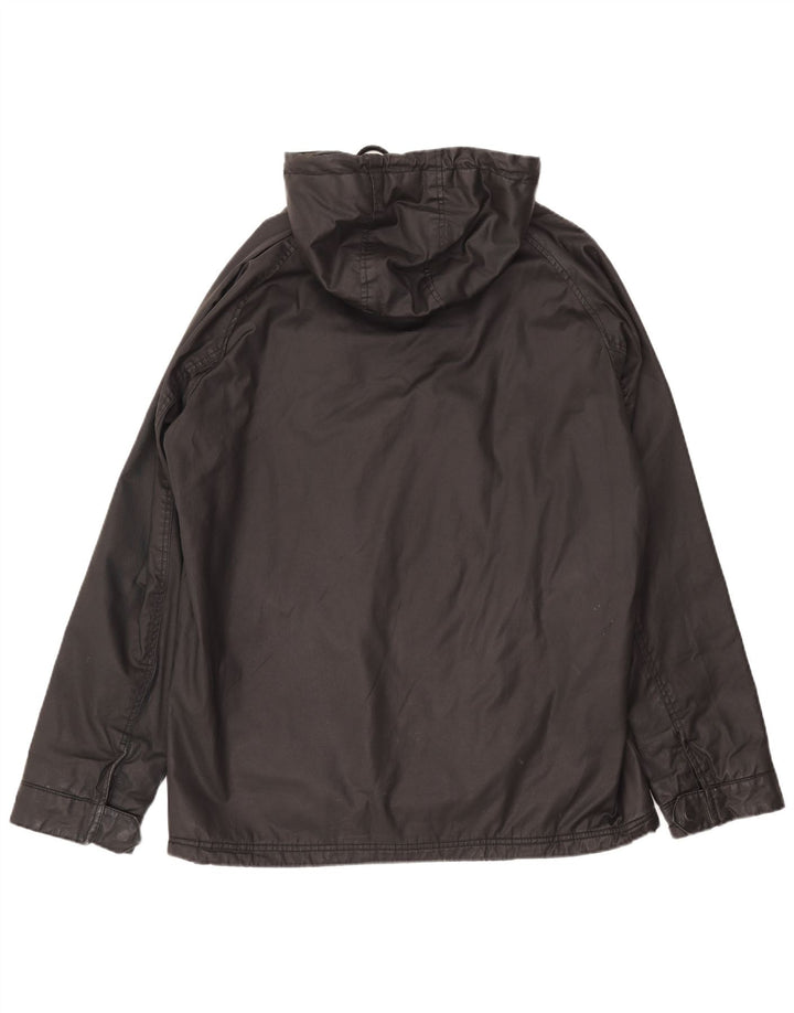 Esprit Herren-Anorakjacke mit Kapuze, UK 42, XL, Schwarz