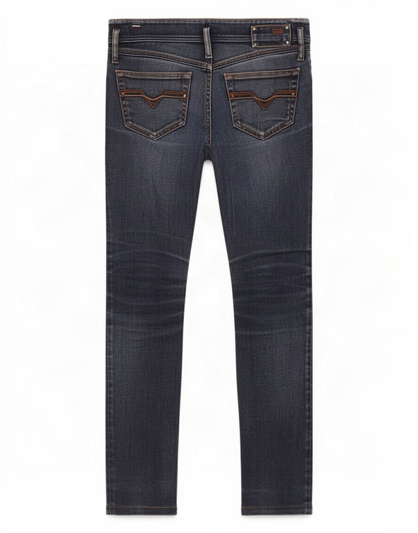 Diesel Damen Matic Skinny Jeans W27 L30 Marineblaue Baumwolle