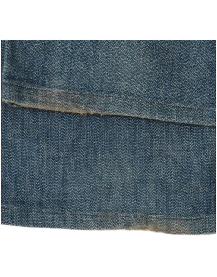 Diesel Damen Bootcut-Jeans W26 L30 Blaue Baumwolle