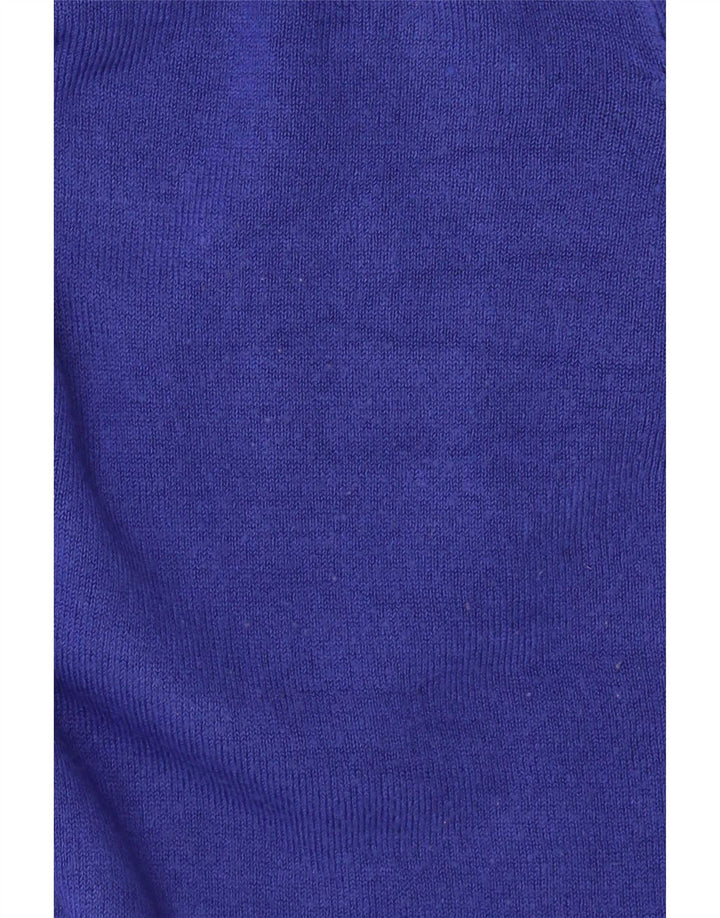 Marks & Spencer Damen-Pullover mit U-Boot-Ausschnitt, UK 14, Mittelblau, Acryl