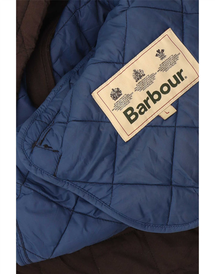 Barbour Herren Steppjacke UK 40 Large Braun