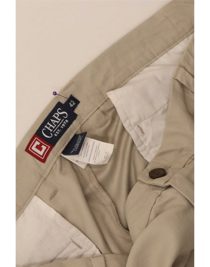 Chaps Herren Chinoshorts W42 2XL Beige Polyester