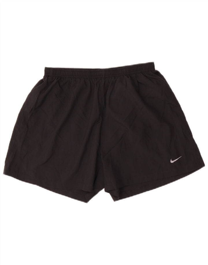 NIKE Damen Dri Fit Sport Shorts UK 14 Medium Schwarz