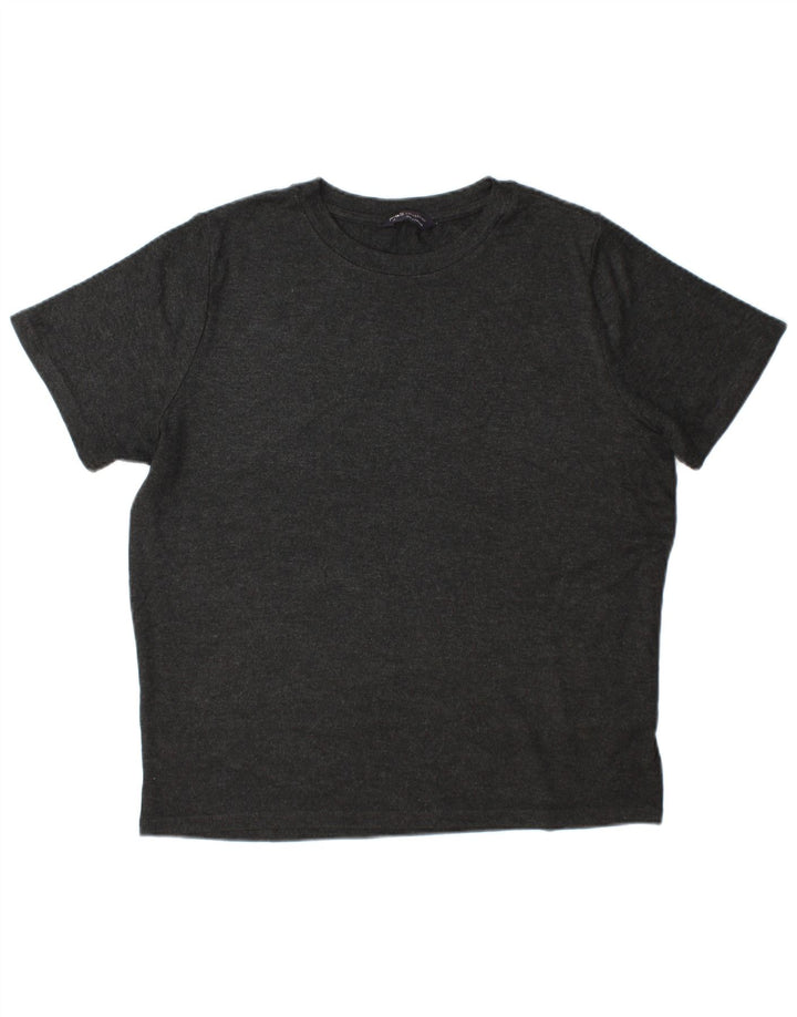 Marks & Spencer Damen T-Shirt Top UK 18 XL Graue Viskose