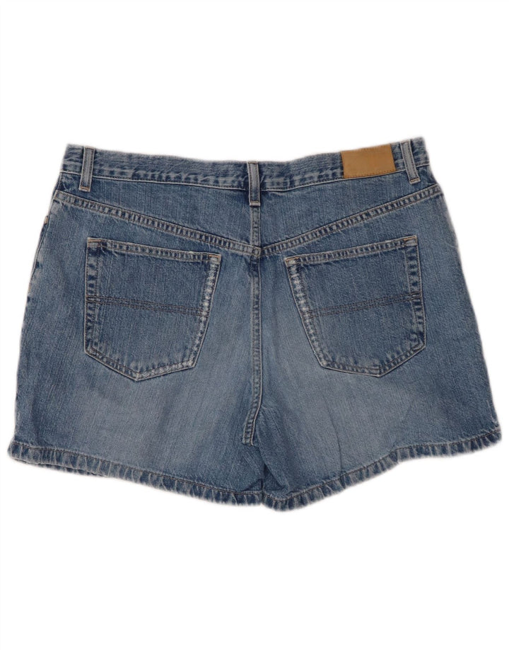 TOMMY HILFIGER Damen Jeansshorts US 10 Large W34 Blaue Baumwolle