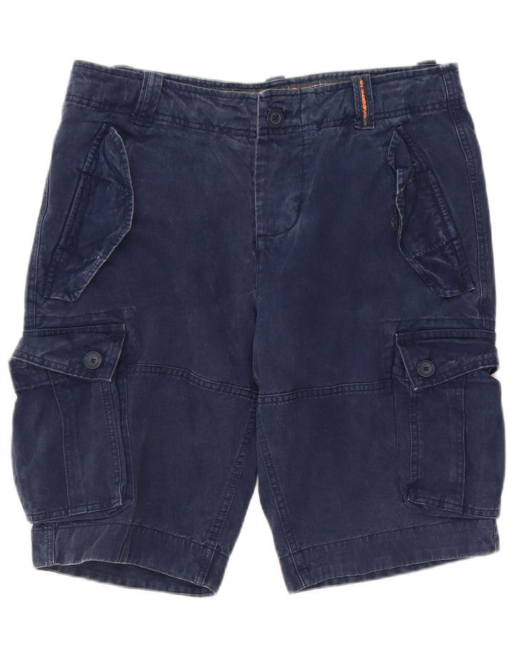 Superdry Herren Cargo-Shorts, Größe L, W34, Marineblau, Baumwolle