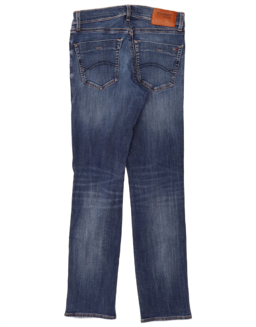 Tommy Hilfiger Herren Slim Jeans W30 L32 Blaue Baumwolle