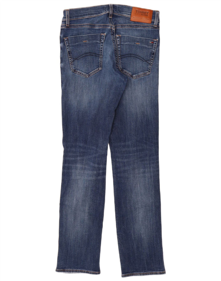 Tommy Hilfiger Herren Slim Jeans W30 L32 Blaue Baumwolle