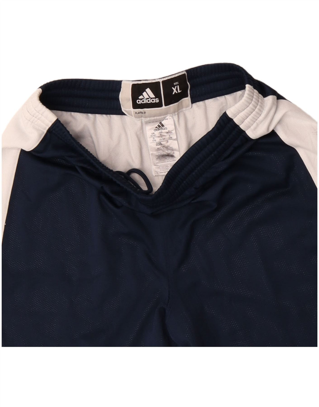 Adidas Sportshorts für Jungen, 13–14 Jahre, XL, Marineblau, Farbblock-Polyester