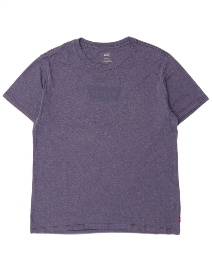 Levi's Herren Standard Graphic T-Shirt Top Large Blau