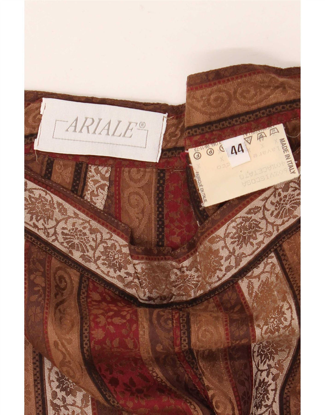 Vintage Damen Freizeithose IT 44 Medium W26 L27 Bunt gestreift
