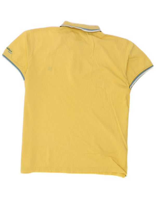 Harmont & Blaine Herren-Poloshirt XL, gelb gestreift, Baumwolle