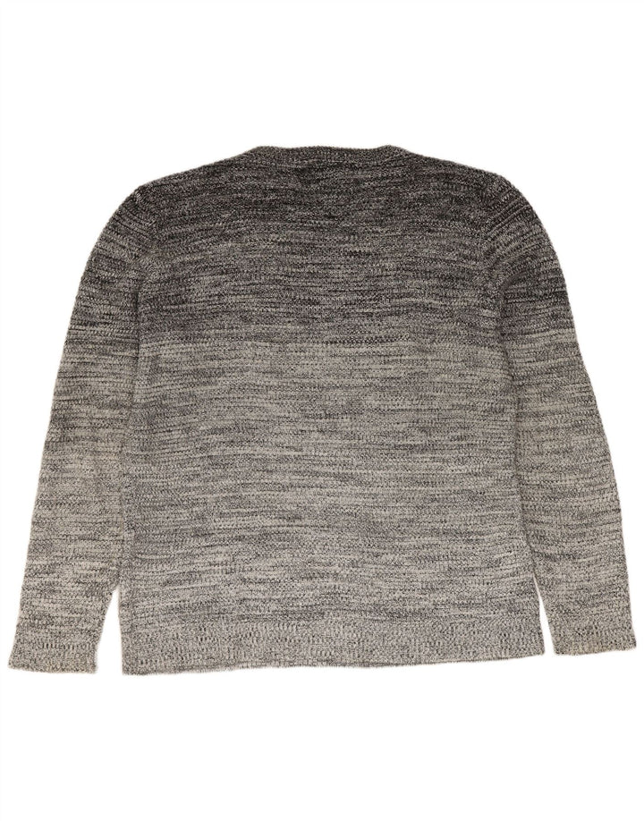 Jack & Jones Herren-Pullover mit Rundhalsausschnitt, Größe L, Grau