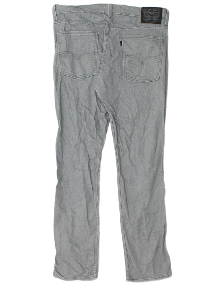 Levi's Herren 511 Slim Jeans W34 L32 Graue Baumwolle