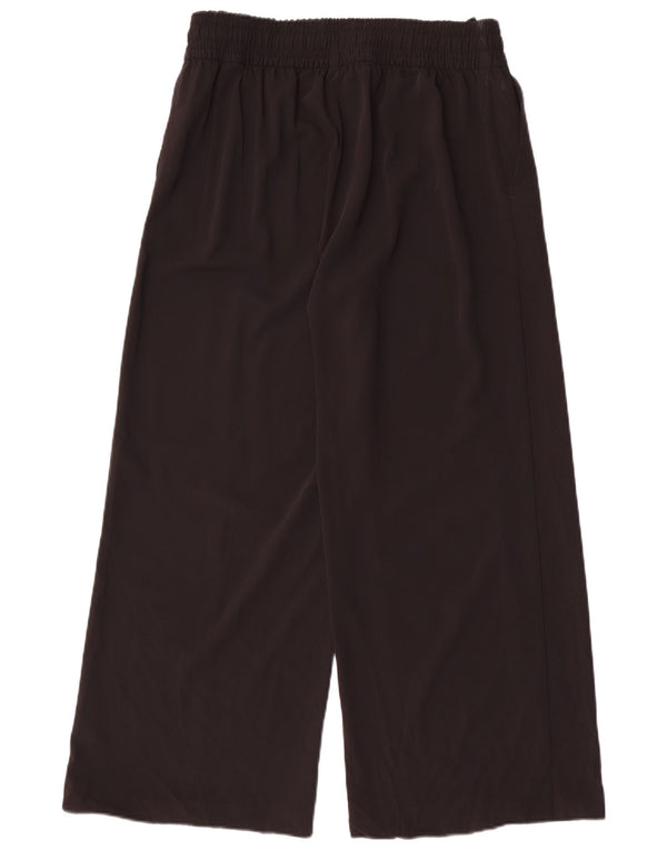 Marks & Spencer Damen-Freizeithose mit weitem Bein, UK 12, M, W32, L28, Schwarz