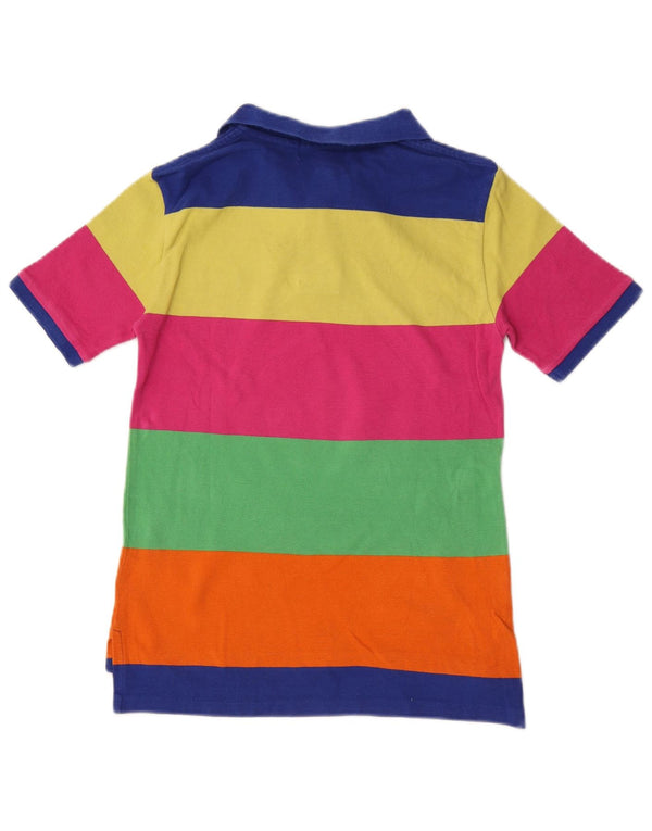 Polo Ralph Lauren Mädchen-Shirt, 10–11 Jahre, mittelgroß, mehrfarbig, gestreift