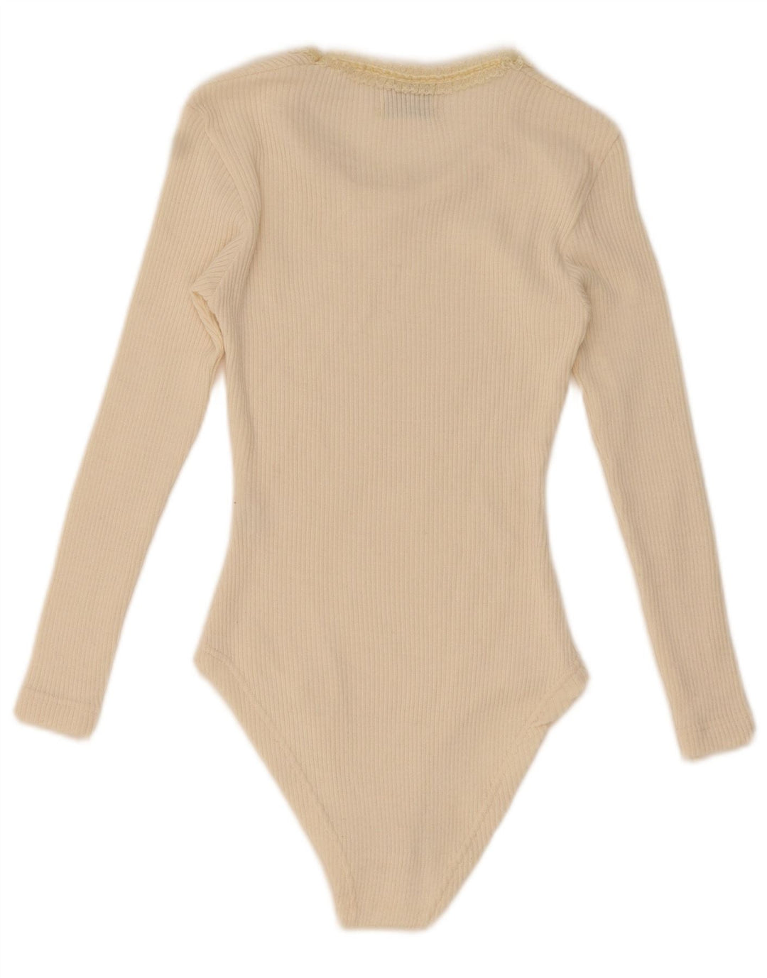 Compagnie Damen Langarm-Body UK 12 Medium Off White