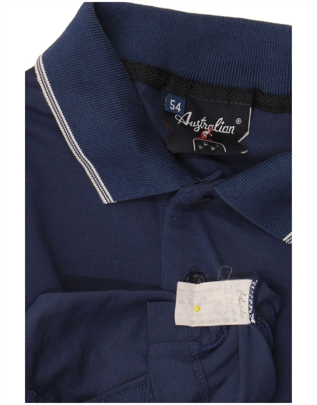AUSTRALIAN L'ALPINA Herren Poloshirt IT 54 XL Marineblau Polyamid