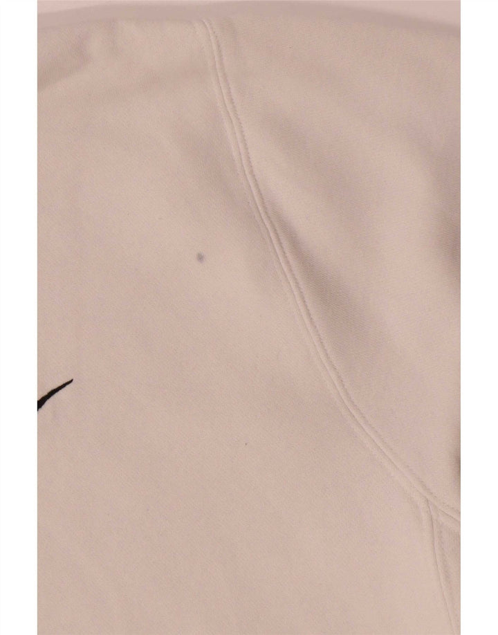 Nike Herren Kapuzenpullover, groß, aus weißer Baumwolle