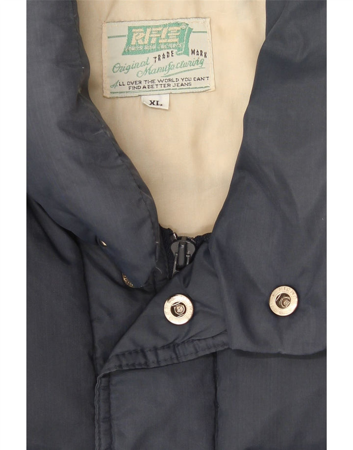 Gewehr gepolsterte Herrenweste UK 42 XL Marineblau