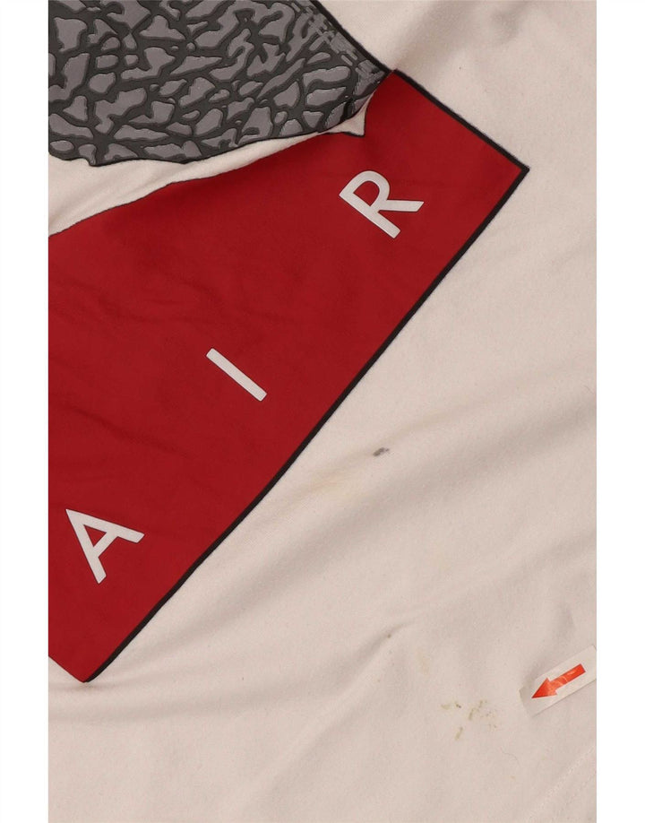 Jordan T-Shirt mit Grafik für Jungen, 8–9 Jahre, Größe S, weiße Baumwolle