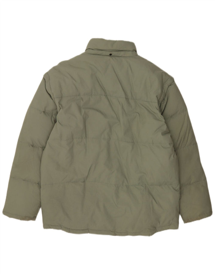 Fila Herren Wattierte Jacke UK 44 2XL Grün Polyamid