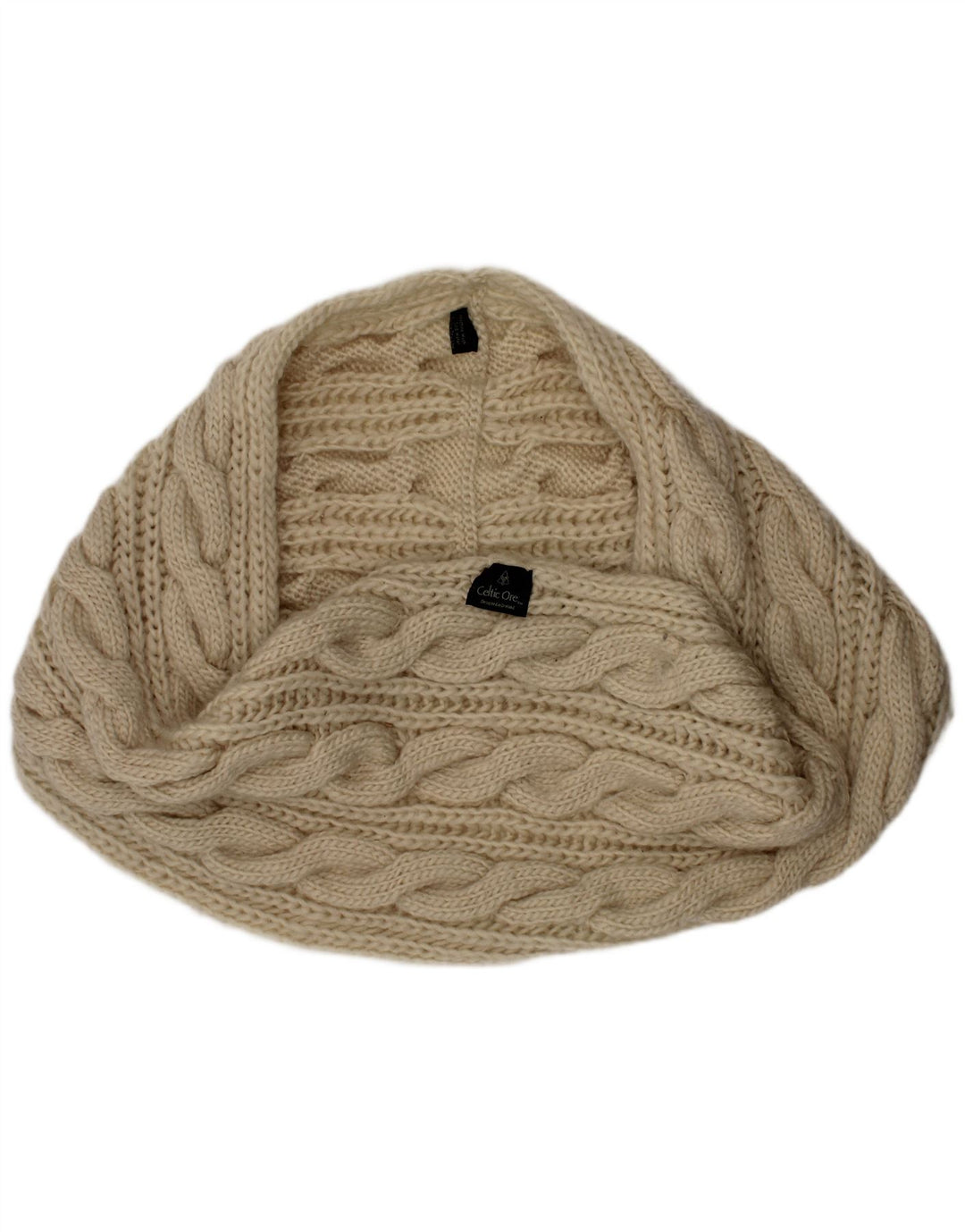 Celtic Ore Damen-Strick-Snood-Schal, Einheitsgröße, gebrochenes Weiß, Polyester, Winter